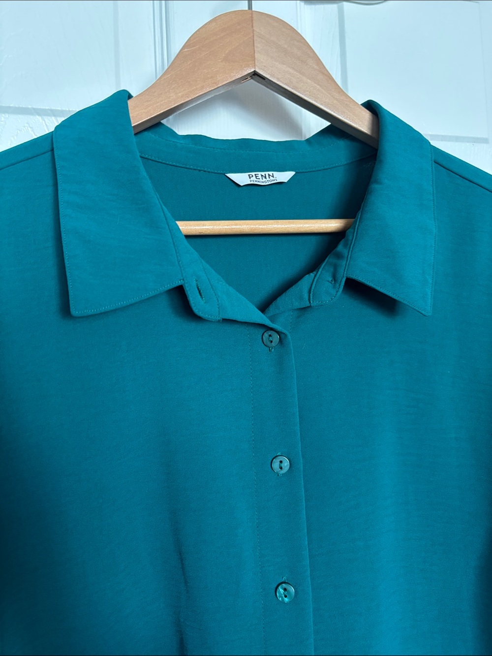 Penningtons collared button down blouse - Picture 4 of 9